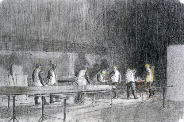 Builders, Royal Opera House, Covent Garden